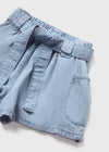 BABY GIRL CHAMBRAY SHORTS