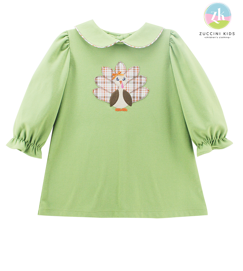 APPLIQUE TURKEY LOUISA DRESS