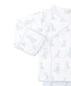 GIRAFFE GRINS BLUE  PANT SET MIX