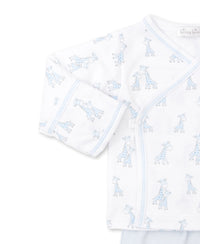 GIRAFFE GRINS BLUE  PANT SET MIX