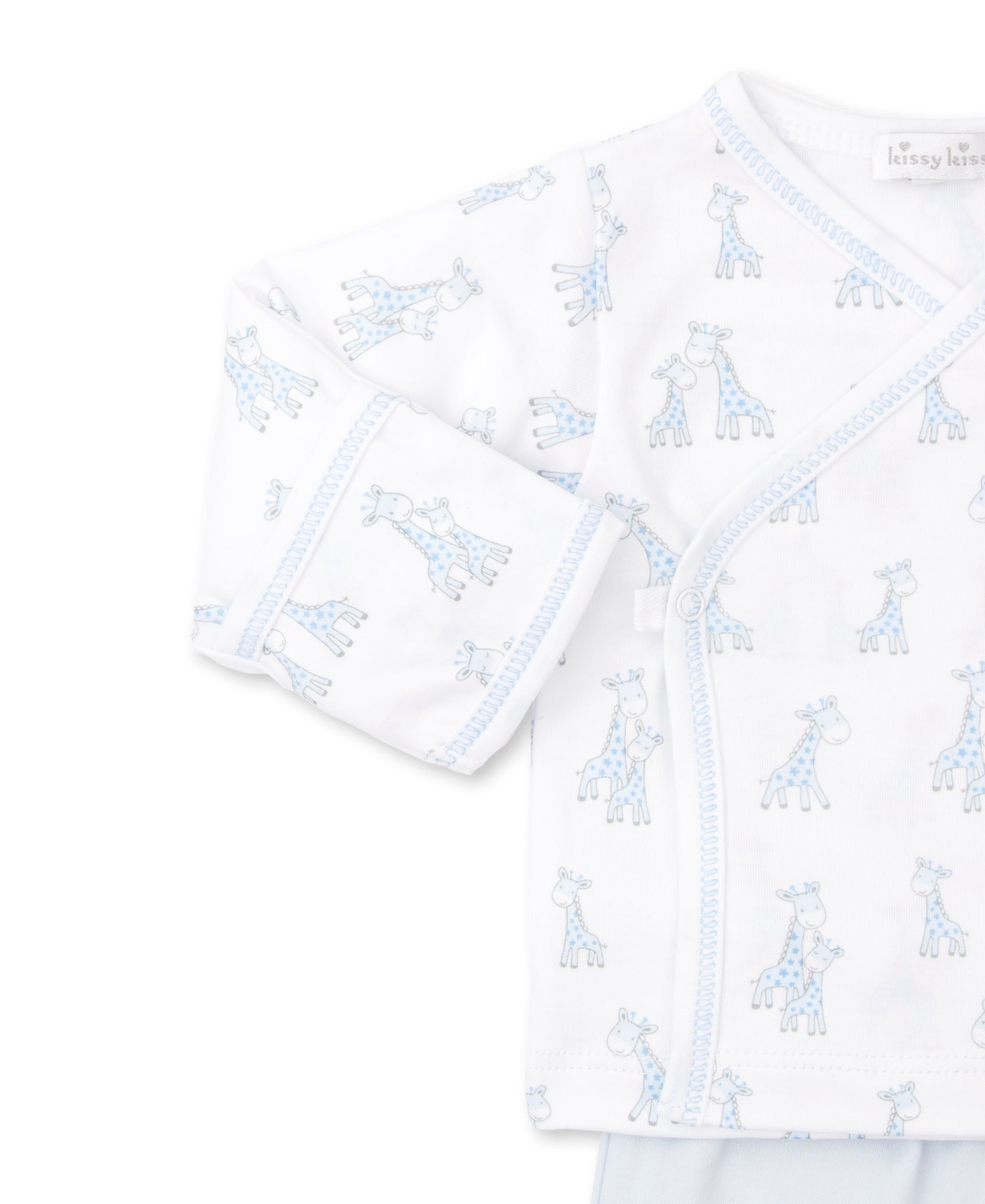 GIRAFFE GRINS BLUE  PANT SET MIX