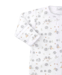 HEDGEHOGS FALL FLURRY PRINT FOOTIE