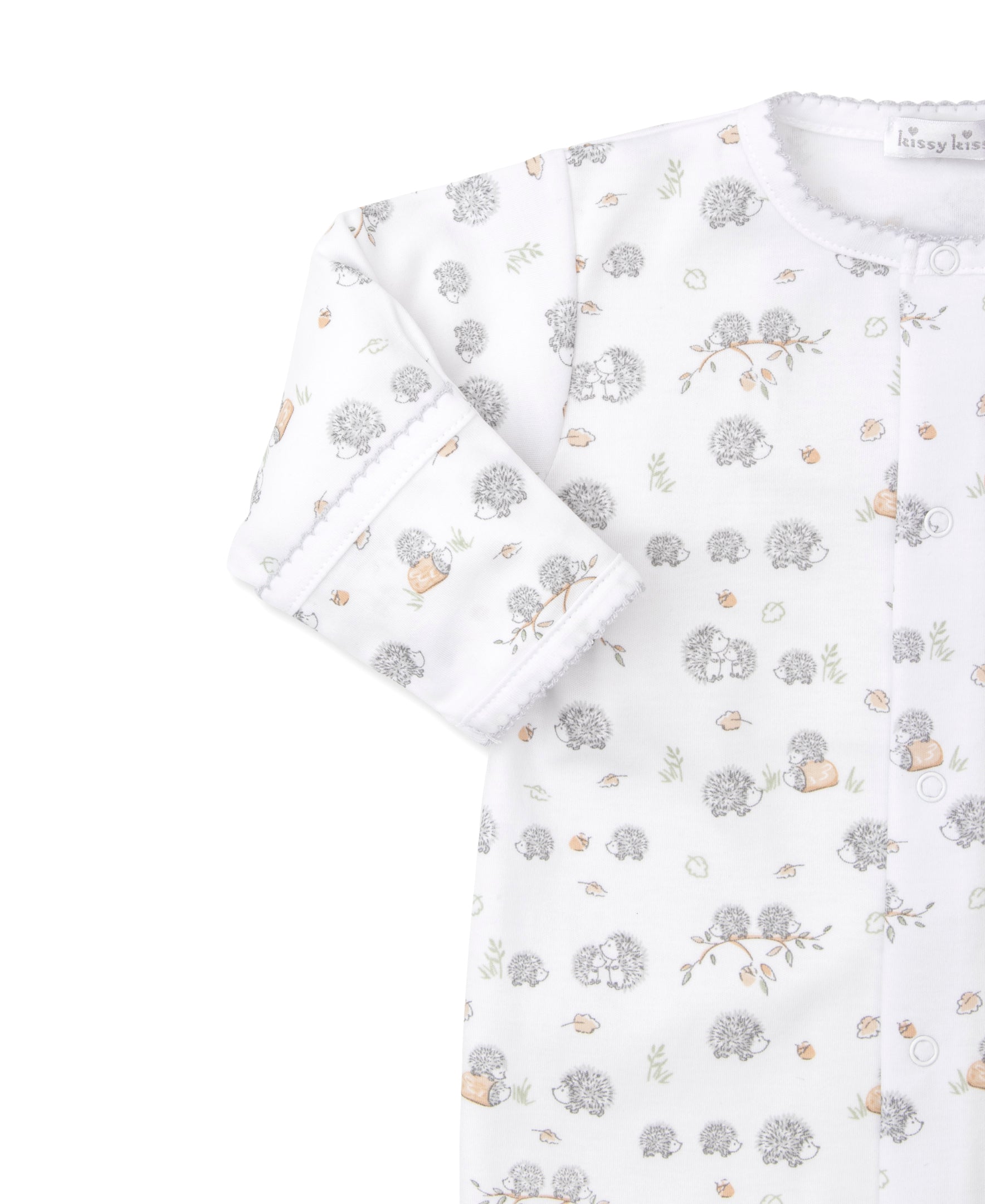 HEDGEHOGS FALL FLURRY PRINT FOOTIE