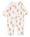 KISSY LOVE BEAR BASICS PRINT PLAYSUIT
