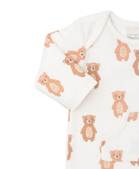 KISSY LOVE BEAR BASICS PRINT PLAYSUIT