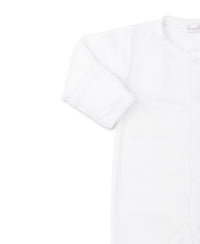 PIQUE TEDDY BEARS EMBROIDERED FOOTIE