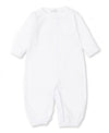 PIQUE TEDDY BEAR EMBROIDERED CONVERTER GOWN